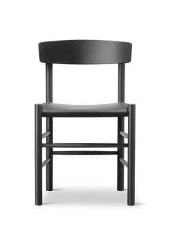 Fredericia Furniture J39 Folkestolen Sædepolstret, Natur Canvas af Børge Mogensen><noscript><img width=