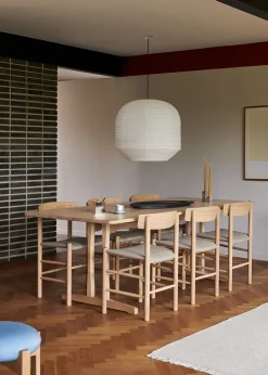 Fredericia Furniture J39 Folkestolen Sædepolstret, Natur Canvas af Børge Mogensen><noscript><img width=