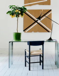 Fredericia Furniture J39 Folkestolen, sortlakeret bøg af Børge Mogensen><noscript><img width=