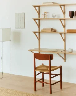 Fredericia Furniture J39 Folkestolen, sortlakeret bøg af Børge Mogensen><noscript><img width=
