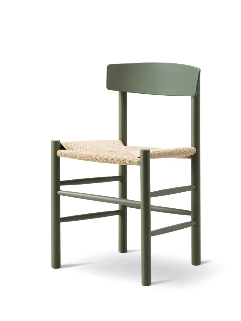 Fredericia Furniture J39 Folkestolen, Vintage lakeret af Børge Mogensen> Spisebordsstole