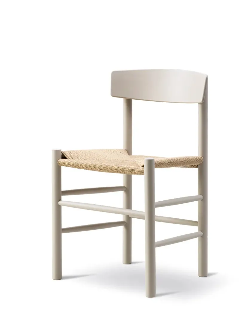 Fredericia Furniture J39 Folkestolen, Vintage lakeret af Børge Mogensen> Spisebordsstole