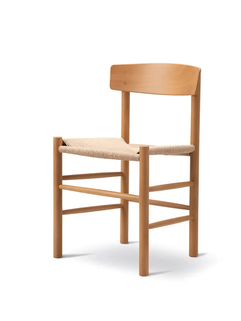 Fredericia Furniture J39 Folkestolen, Vintage lakeret af Børge Mogensen> Spisebordsstole