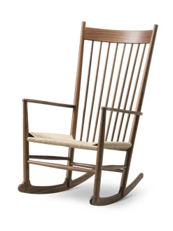 Fredericia Furniture J16 Gyngestol, valnød af Hans J. Wegner> Gyngestole