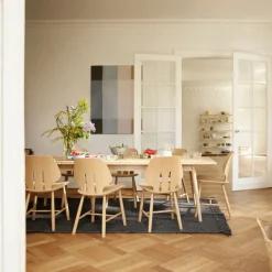 FDB Møbler J67 spisebordsstol, lakeret eg fra> Spisebordsstole