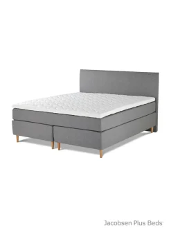 Jacobsen Plus Beds – Sengegavl Curve, Grå><noscript><img width=
