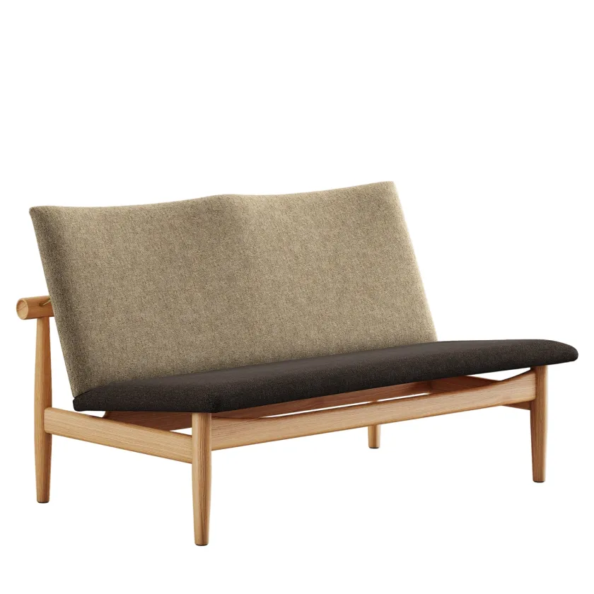 House of Finn Juhl Japan 2 pers. sofa, eg klar olie af Finn Juhl> Sofaer
