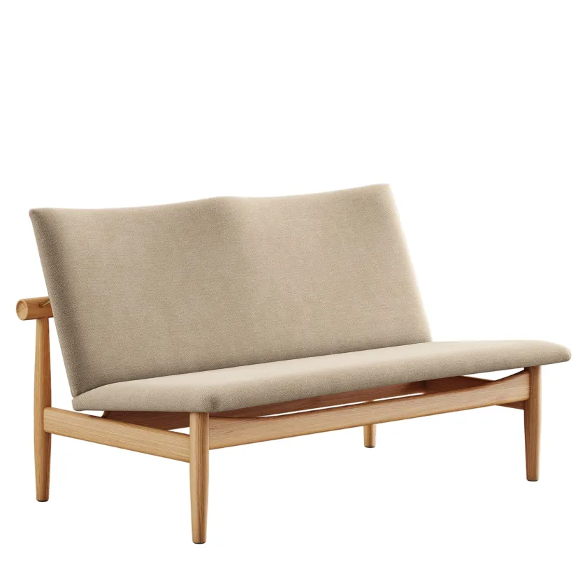 House of Finn Juhl Japan 2 pers. sofa, eg klar olie af Finn Juhl> Sofaer