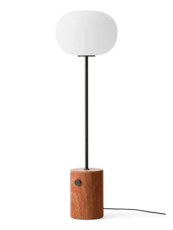 Audo Copenhagen JWDA Floor Lamp, red travertine stone fra><noscript><img width=