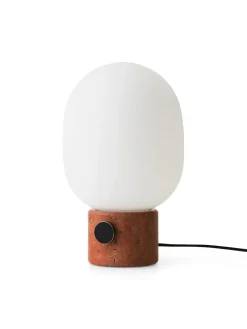 Audo Copenhagen JWDA Table Lamp, red travertine stone fra><noscript><img width=