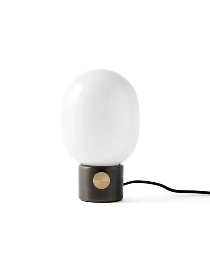 Audo Copenhagen JWDA Table Lamp, red travertine stone fra> Spots