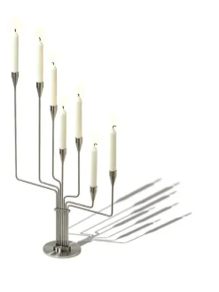 Piet Hein Karlsvognen Table Lysestage, mørk blå fra><noscript><img width=