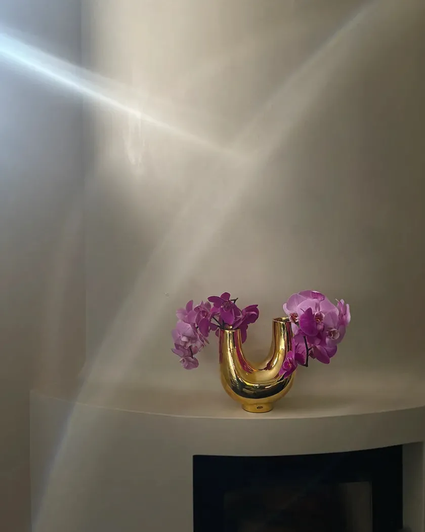 Hein Studio Kazumi Vase, silver fra> Vaser