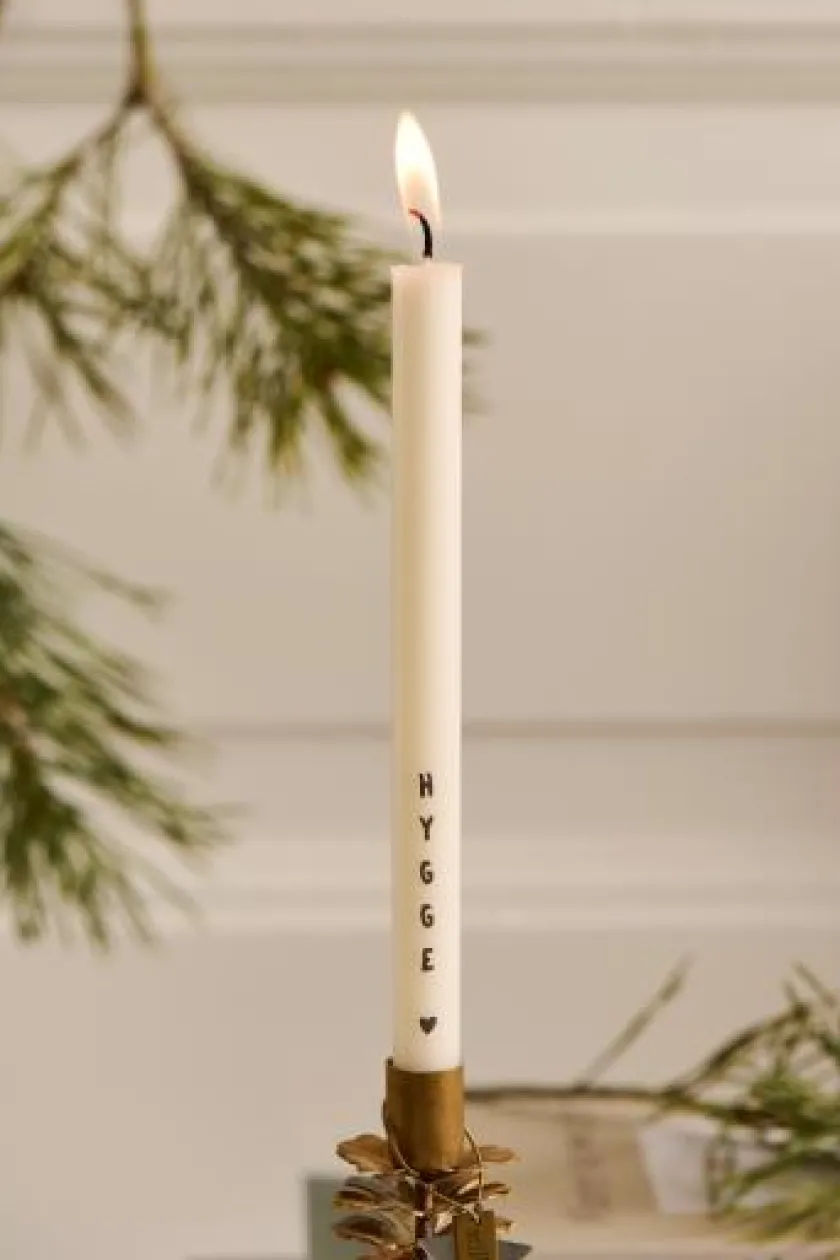 Ib Laursen Kertelys med tryk fra> Kalenderlys & Julelysestager|Adventsstager