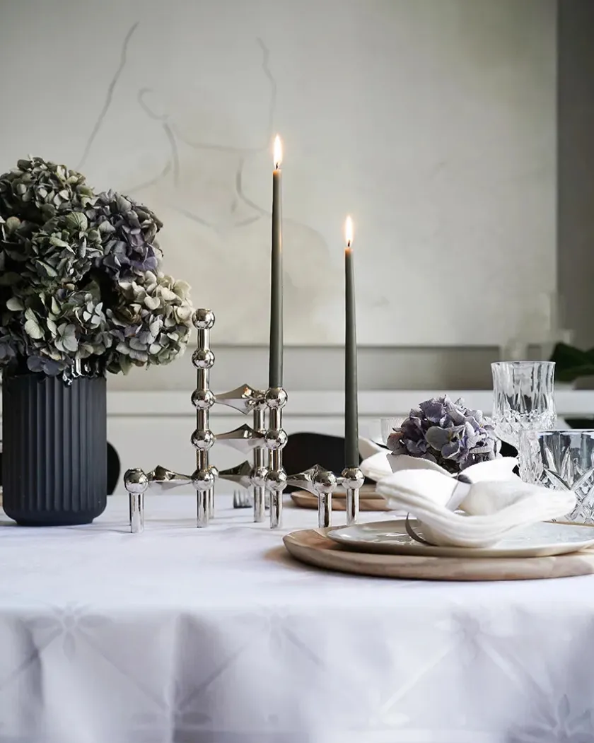 STOFF Nagel Kertelys til Nagel Lysestage, off white fra> Stearinlys|Lysestager