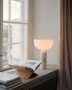 New Works Kizu Bordlampe Large, Grey Marble fra><noscript><img width=