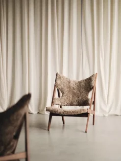 Audo Copenhagen Knitting Lounge Chair, Sheepskin fra><noscript><img width=