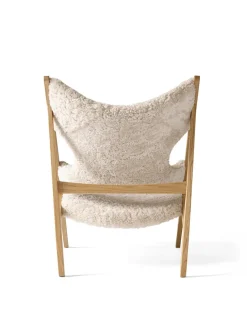 Audo Copenhagen Knitting Lounge Chair, Sheepskin fra><noscript><img width=