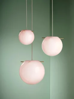 Frandsen Koi Pendel, rose/brass Ø32 fra><noscript><img width=