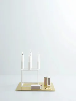 Audo Copenhagen Kubus 4 Lysestage, olive fra><noscript><img width=