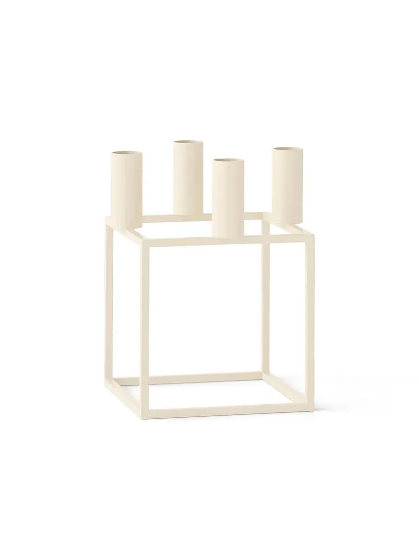 Audo Copenhagen Kubus 4 Lysestage, olive fra> Adventsstager|Lysestager