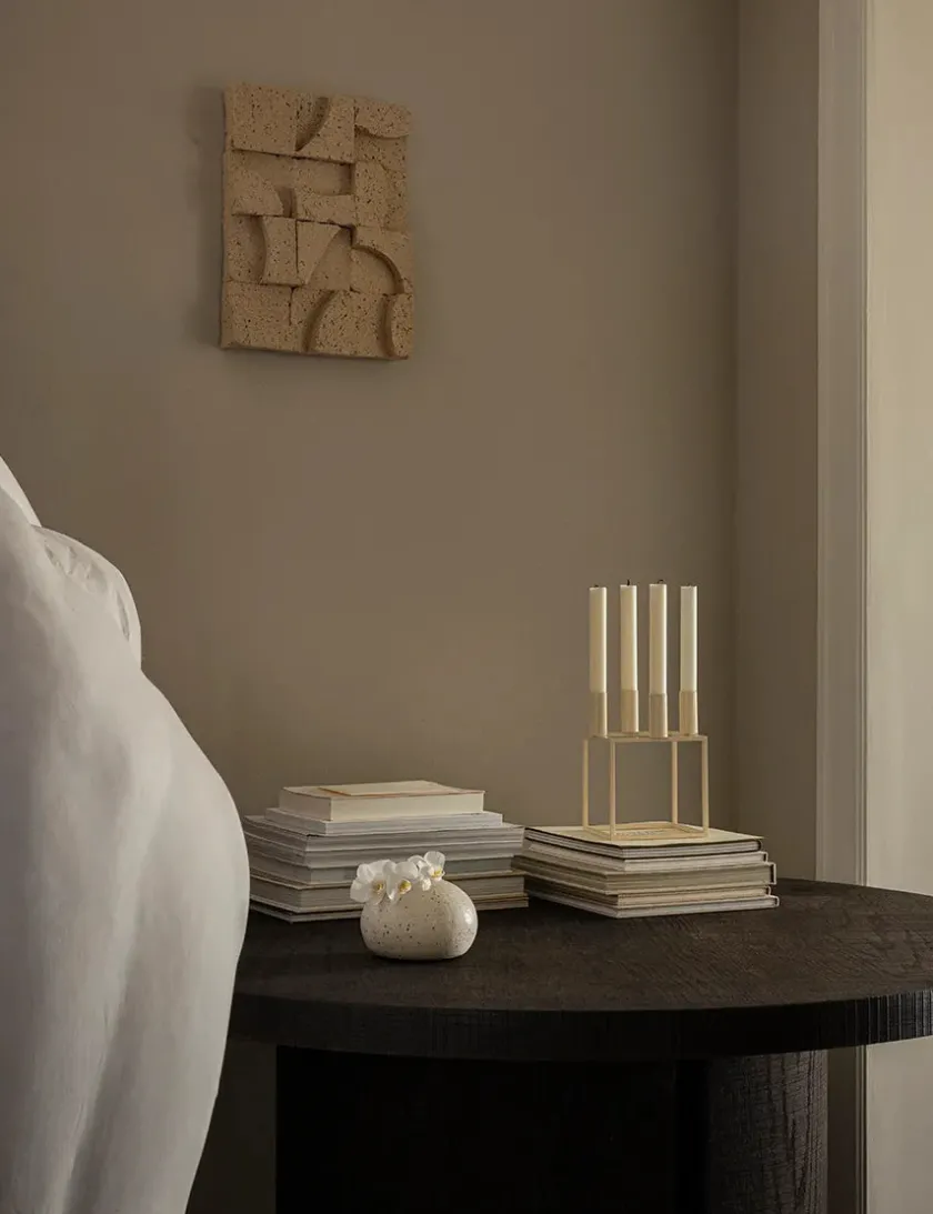 Audo Copenhagen Kubus 4 Lysestage, sort fra> Adventsstager|Lysestager