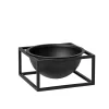 Audo Copenhagen Kubus Bowl Centerpiece Small, sort fra> Service