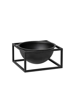 Audo Copenhagen Kubus Bowl Centerpiece Small, sort fra> Service