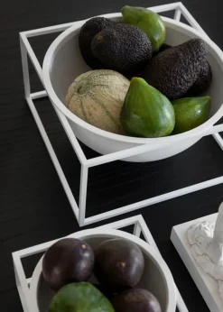 Audo Copenhagen Kubus Bowl Centerpiece Small, sort fra><noscript><img width=