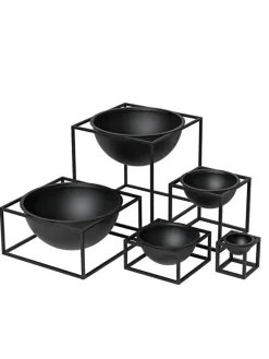 Audo Copenhagen Kubus Bowl Mini sort fra><noscript><img width=