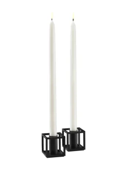 Audo Copenhagen Kubus Micro lysestager, guldbelagt fra><noscript><img width=
