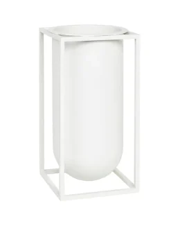 Audo Copenhagen Kubus Vase Lolo, hvid fra> Vaser