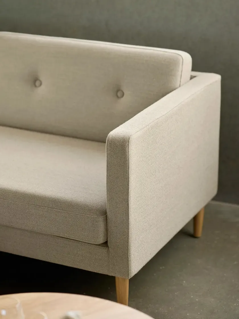 FDB Møbler L42 Firhøj Hjørnesofa 4-Personers, beige fra> Sofaer
