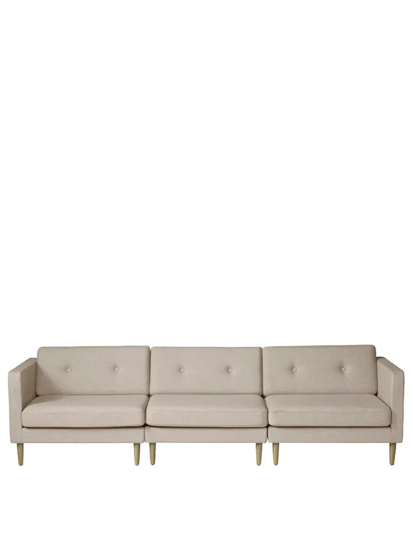 FDB Møbler L42 Firhøj Sofa 3-Personers, beige fra> Sofaer