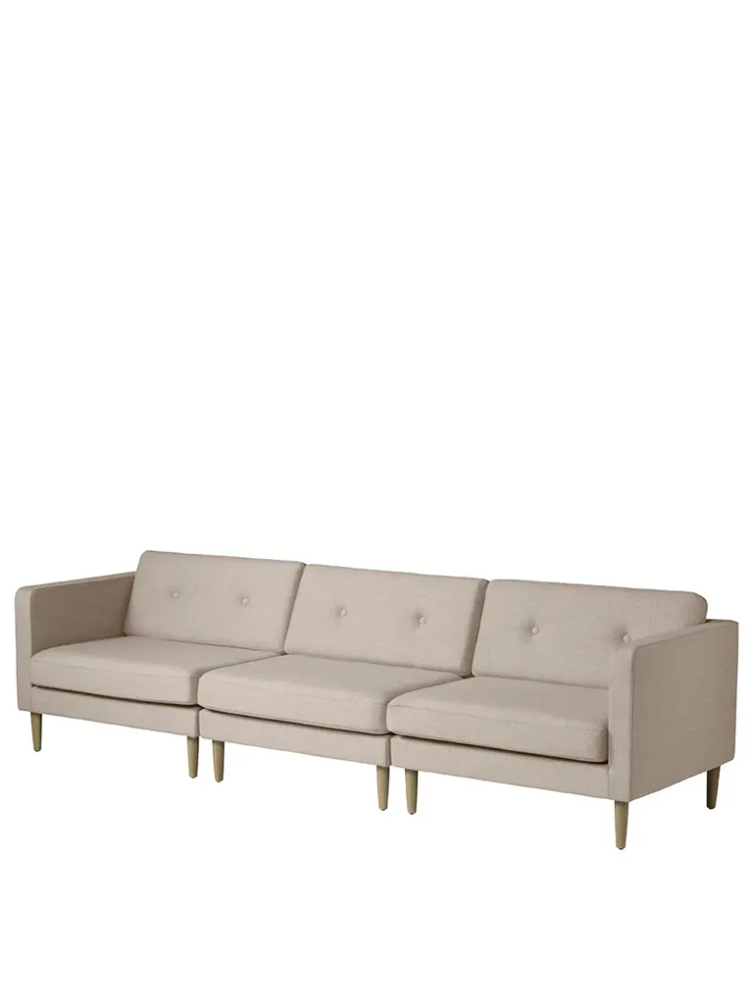 FDB Møbler L42 Firhøj Sofa 3-Personers, beige fra> Sofaer