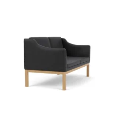 FDB Møbler L45 MK154 2 pers. sofa, cognac læder af Mogens Koch><noscript><img width=