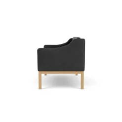 FDB Møbler L45 MK154 2 pers. sofa, cognac læder af Mogens Koch><noscript><img width=