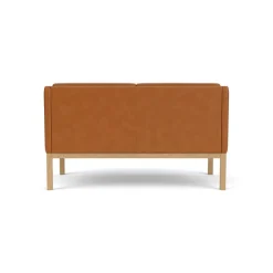 FDB Møbler L45 MK154 2 pers. sofa, cognac læder af Mogens Koch><noscript><img width=