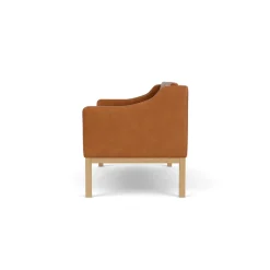 FDB Møbler L45 MK154 2 pers. sofa, cognac læder af Mogens Koch><noscript><img width=