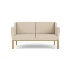 FDB Møbler L45 MK154 2 pers. sofa, cognac læder af Mogens Koch><noscript><img width=
