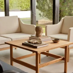 FDB Møbler L45 MK154 2 pers. sofa, cognac læder af Mogens Koch><noscript><img width=