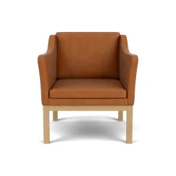 FDB Møbler L46 MK155 lænestol, cognac læder af Mogens Koch> Lænestole
