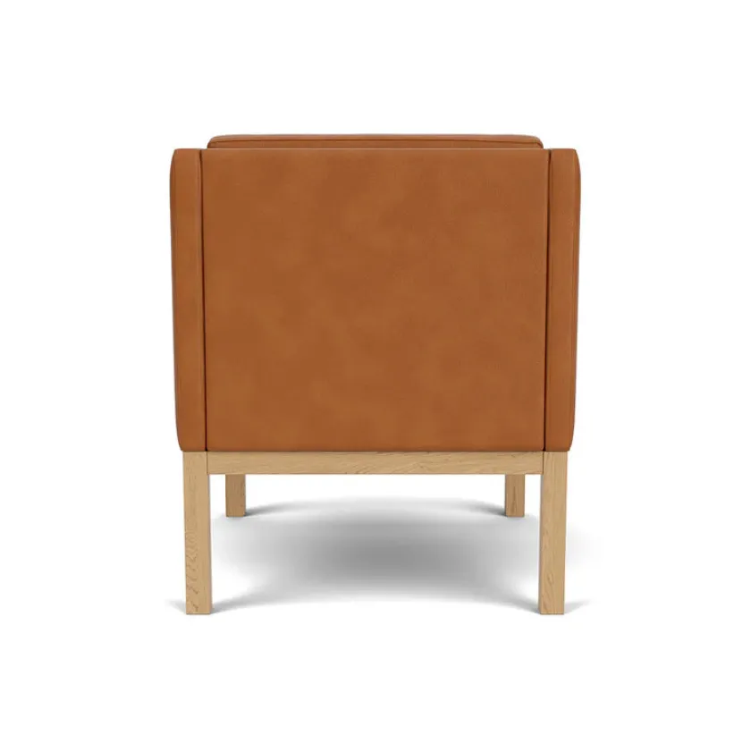 FDB Møbler L46 MK155 lænestol, cognac læder af Mogens Koch> Lænestole
