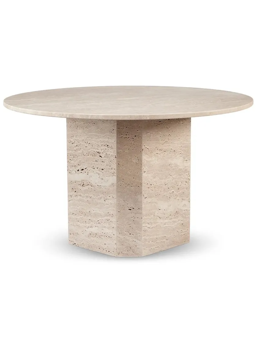 Wabi Sabi Nordic Lago Spisebord, travertin fra> Spiseborde
