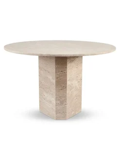 Wabi Sabi Nordic Lago Spisebord, travertin fra> Spiseborde
