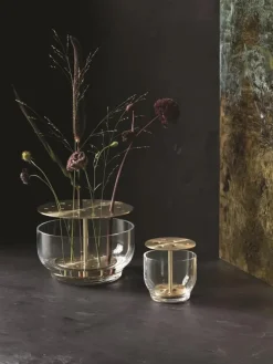 Fritz Hansen Lille Ikebana Vase, messing af Jaime Hayon><noscript><img width=