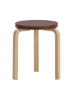Artek Limited Edition Stool 60, Mahogany Brown fra> Skamler