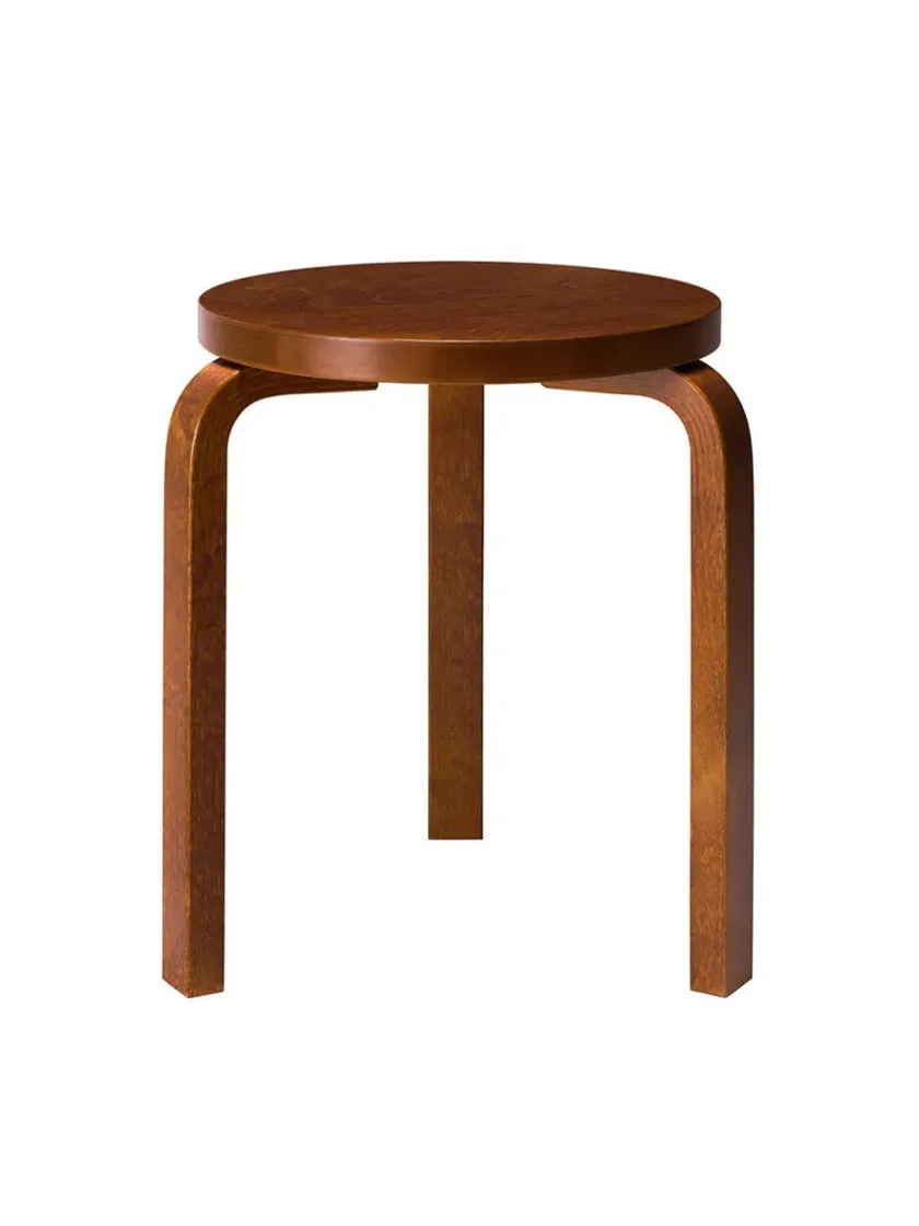 Artek Limited Edition Stool 60, Mahogany Brown fra> Skamler