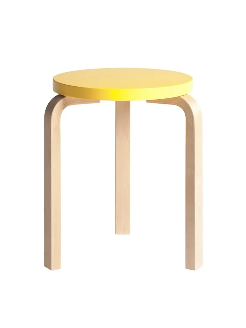 Artek Limited Edition Stool 60, Mahogany Brown fra> Skamler