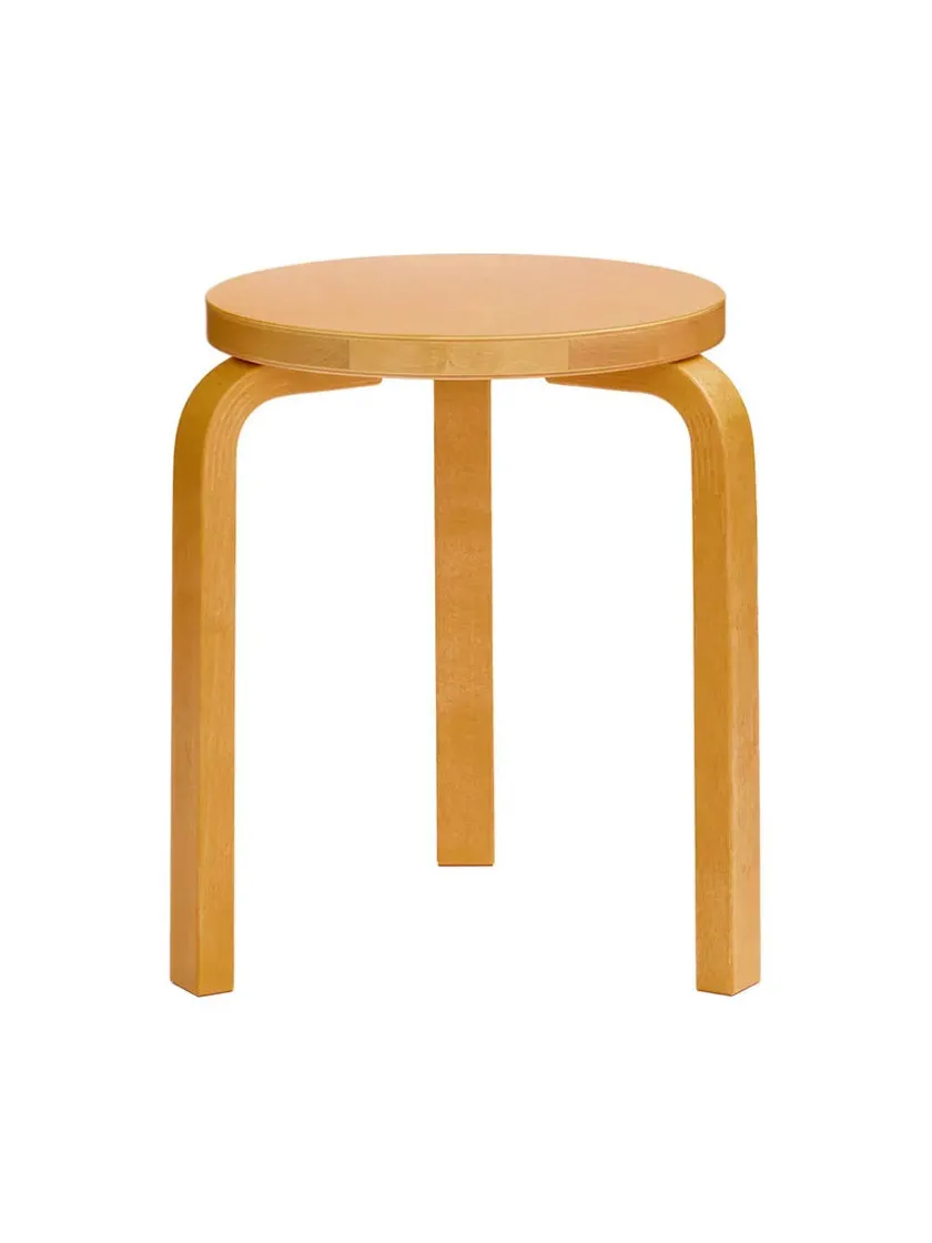 Artek Limited Edition Stool 60, Mahogany Brown fra> Skamler